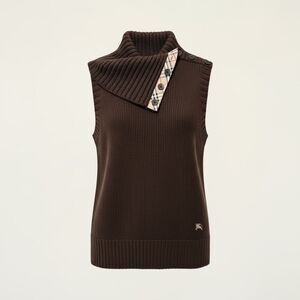 Burberry London Wool Sleeveless Sweater Vest